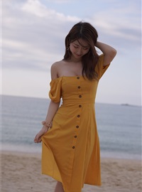 黑川 - NO.070 海岛之旅真爱版-黄色连衣裙(12)
